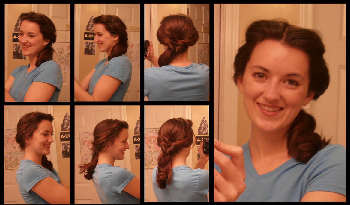 How To Do A Belle Hairstyle French Twist Hairstyle Tutorial For