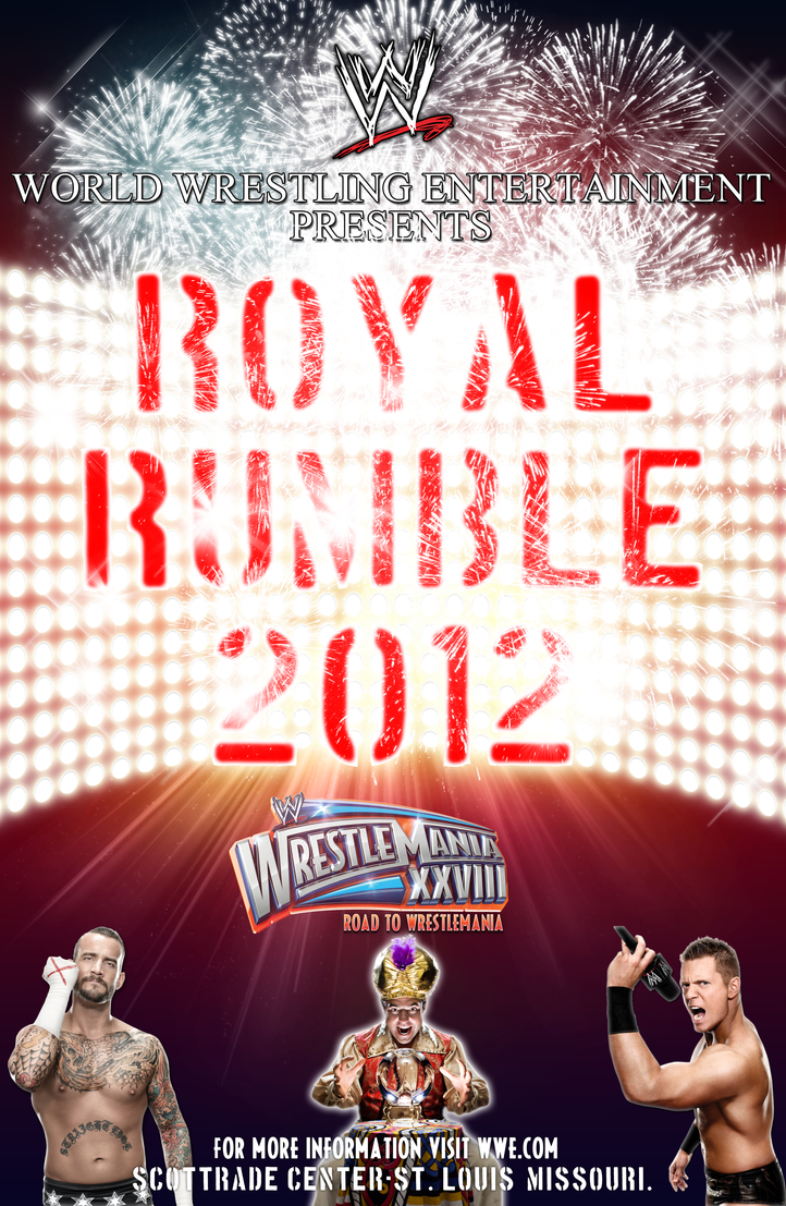 Image result for royal rumble 2012 poster