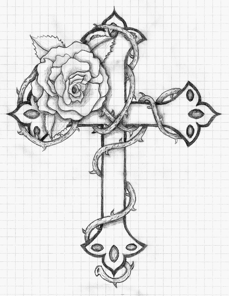 Rose I Love You Drawing