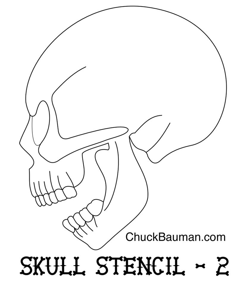 Skull Airbrushing Stencil FREE by crb1177 on DeviantArt
