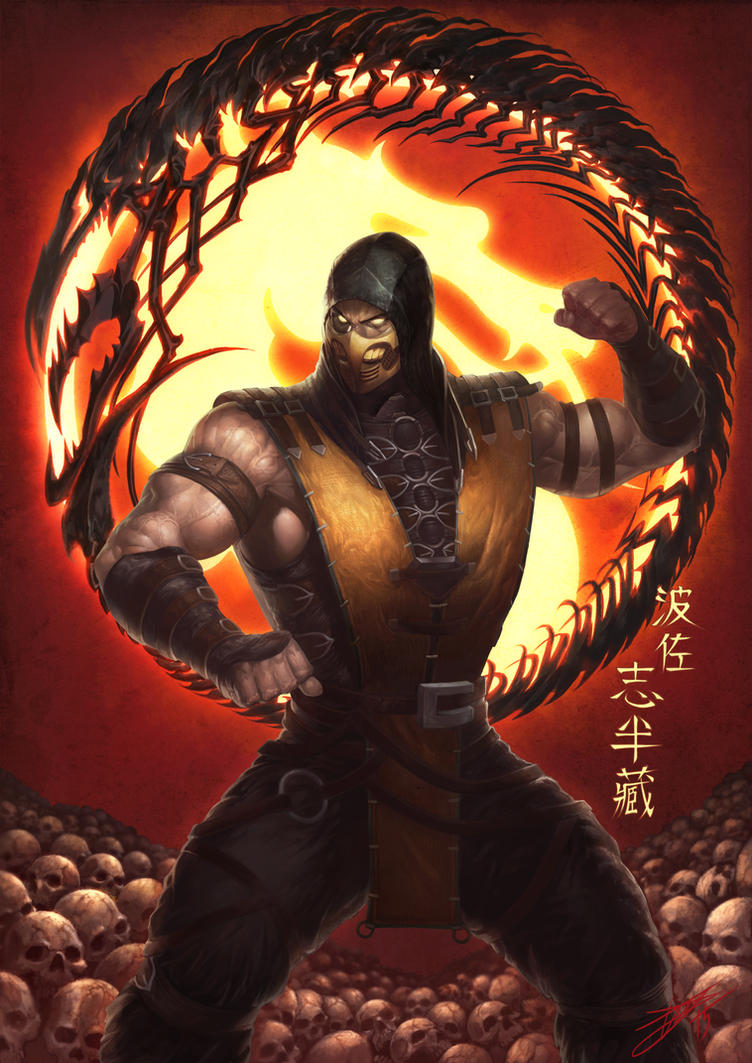 Mortal Kombat Scorpion by HeeWonLee on DeviantArt