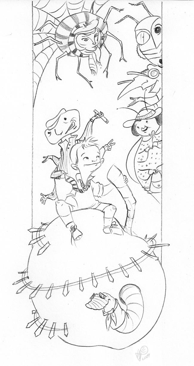 james and the giant peach coloring pages - photo #2