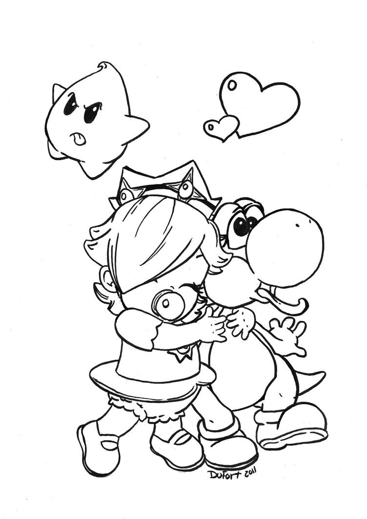 baby daisy mario coloring pages - photo #19