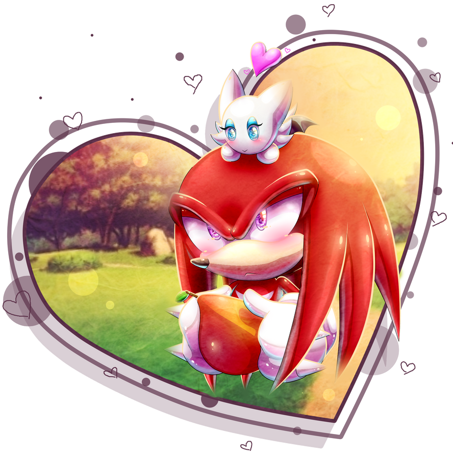 at_oo__knux_and_the_little_chao__oo_by_p