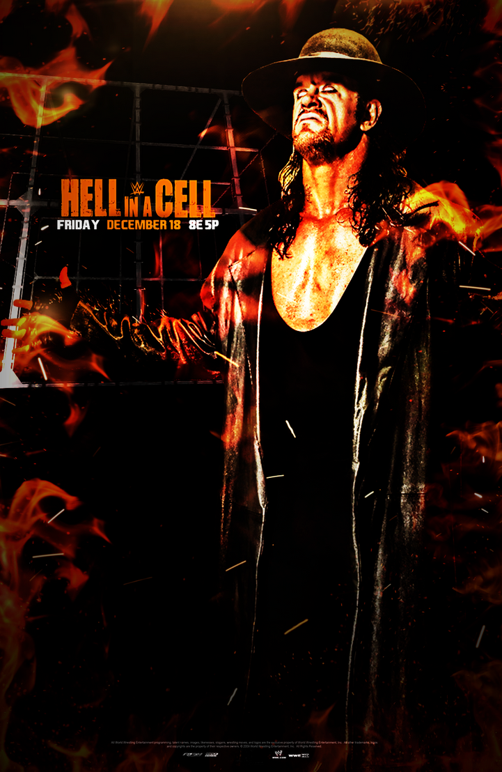 WWE Empire Hell In A Cell 2015 Poster by Momen-Aly