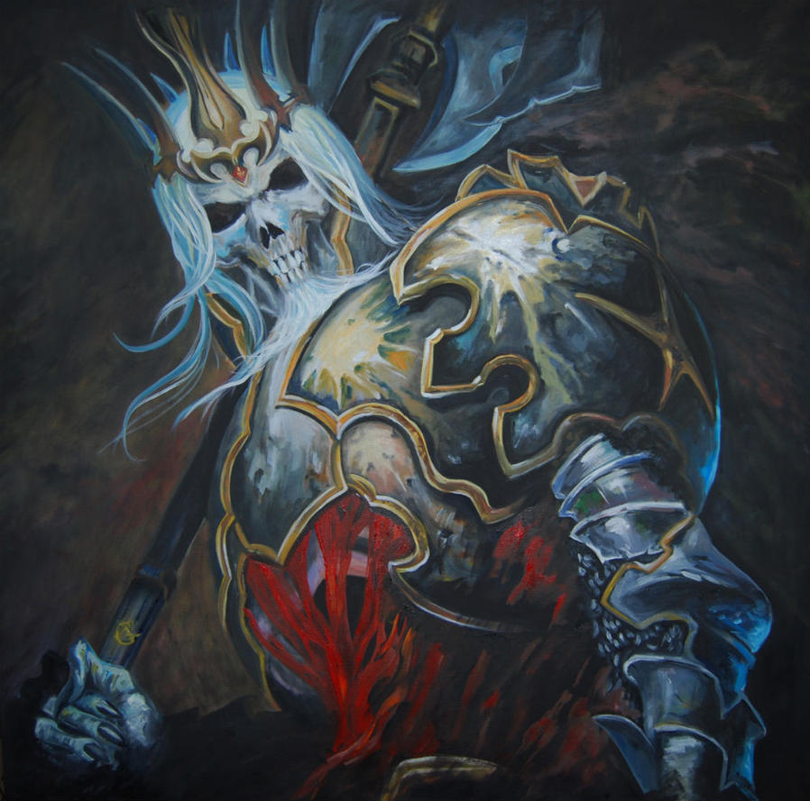 Diablo 3 - King Leoric, Oil on Canvas by AnaCrafty