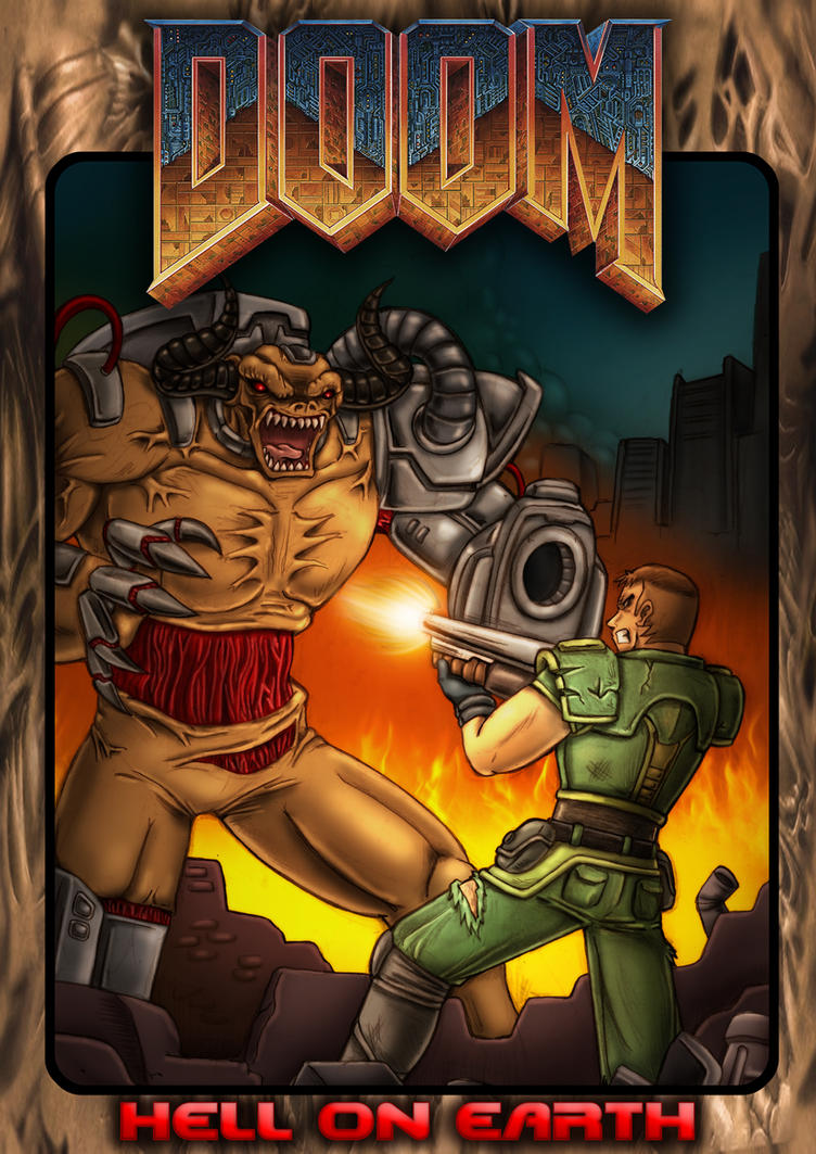 Doom 2 Comic Cover Fan Art by SourenKYami on DeviantArt