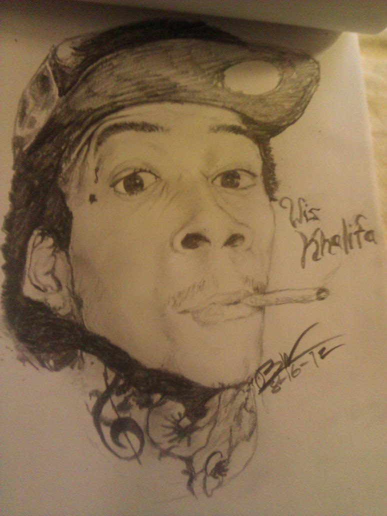 Wiz Khalifa sketch by bokeimwalker on DeviantArt