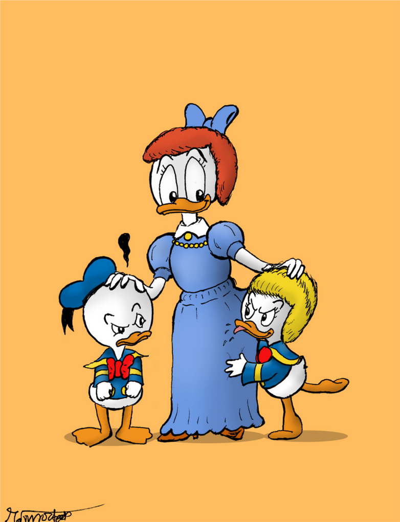 love_for_the_duck_family_by_johnny12575-