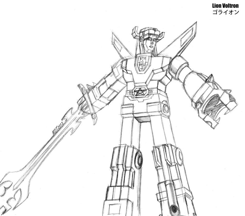 voltron coloring pages - photo #30
