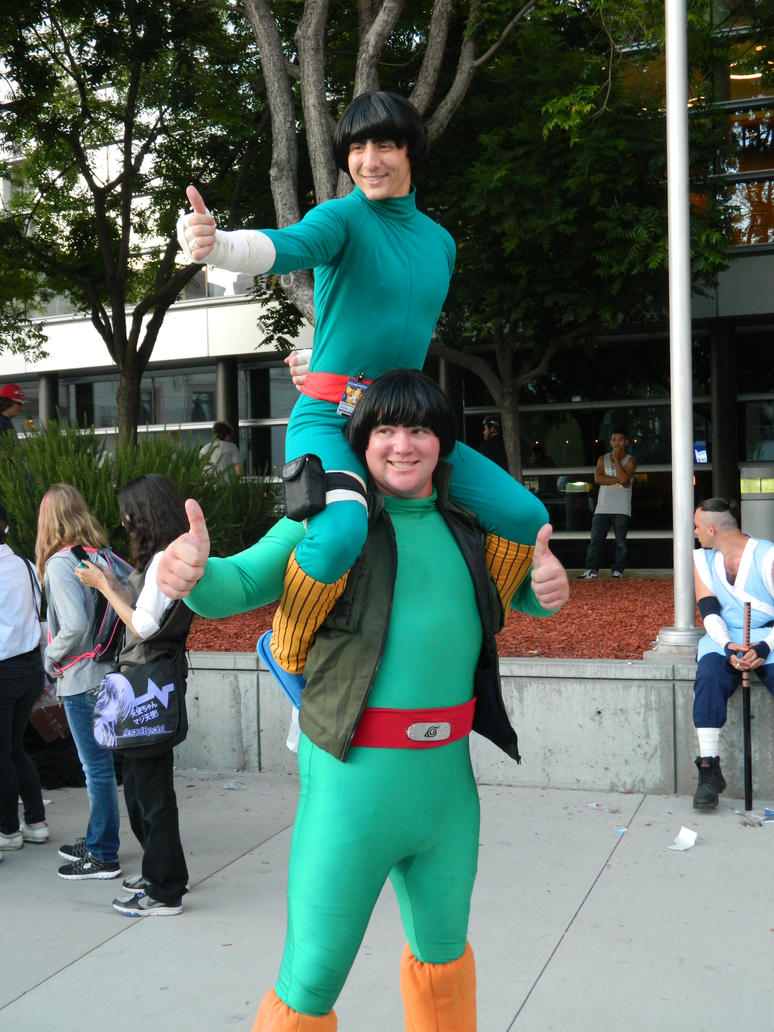 Rock Lee and Guy Sensei by ExtremeSolutions on DeviantArt