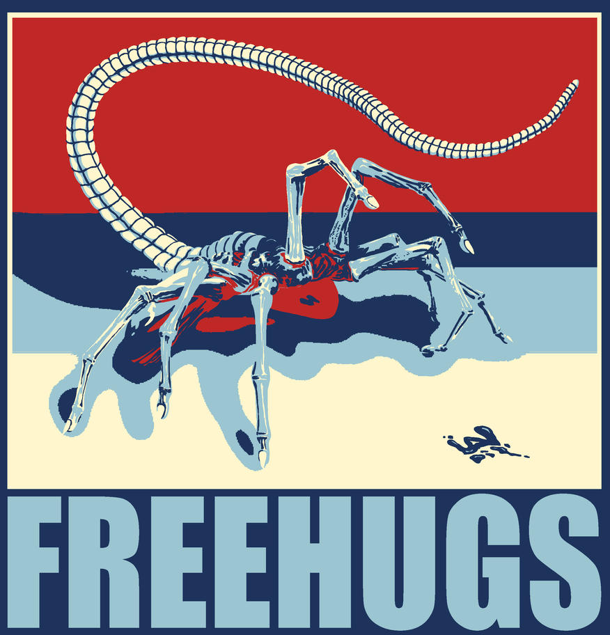 freehugs_facehugger_obama_poster_style_b