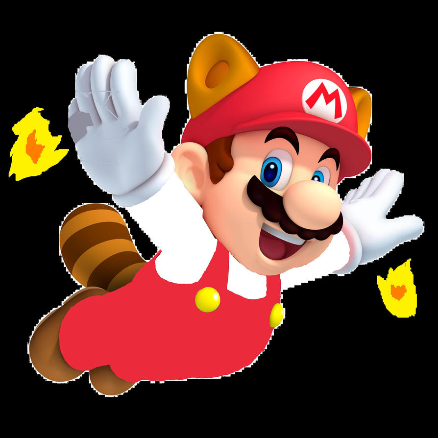 Raccoon Fire Mario by M1Mi on DeviantArt